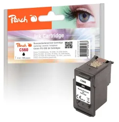 Peach C560 Druckkopf bk ersetzt Canon PG-560, 3713C001 für z.B. Canon Pixma TS 5350 i, Canon Pixma TS 5351 i, Canon Pixma TS 5300