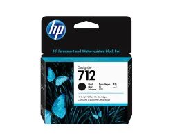 HP Tintenpatrone 712 black 3ED71A DesignJet T230/250/630 80ml