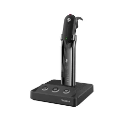 Yealink -  WH63 UC Persönliches Audio-Konferenzsystem Kabellos Ohrbügel, Kopfband, im Ohr, Nackenband BüroCallcenter Mikro-USB Ladestation Schwarz