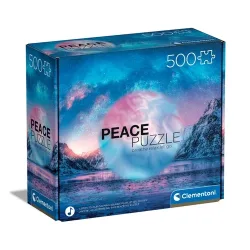 Clementoni - Puzzle Light Blue 500tlg., Multicolor