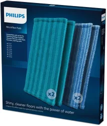 Philips Mikrofaserpolster - Aufsatz für Akku-Staubsauger – Wischbezug/Ersatzbürste