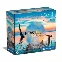 Clementoni - Puzzle Peaceful Wind 500tlg., Multicolor