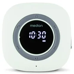 MEDION LIFE S66884 Duschradio, LED-Display, UKW-Radio, IPX6 Schutz, Bluetooth® 5.0, 30 W Ausgangsleistung (3 W RMS)