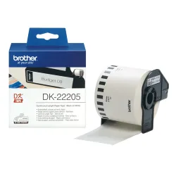PTOUCH Endlos-Etiketten 62mmx30.48m DK-22205 QL-500/550 Papier Rolle