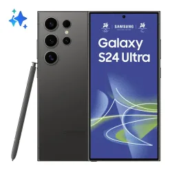 Samsung Galaxy S24 Ultra - 1 TB, Titanium Black, 6.8'', 200 MP, 5G Smartphone 1TB – Weitere Samsung Handys – schwarz
