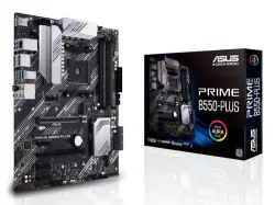 ASUS, ASUS - Prime B550-plus (am4, Amd B550, Atx), Schwarz