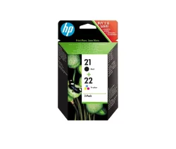 HP H21 Druckerpatronen bk - HP No. 21, No. 22, SD367AE für z.B. HP DeskJet 3910, HP DeskJet 3915, HP DeskJet 3920, HP DeskJet 3940, HP DeskJet 3950
