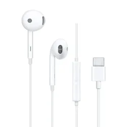OPPO -  USB-C kabelgebundene Kopfhörer Weiß, Weiss, 17.5MM