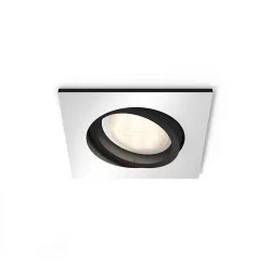 Philips Hue White Ambiance Milliskin Erweiterung Einbauspot – Deckenlampe/Wandlampe – aluminium