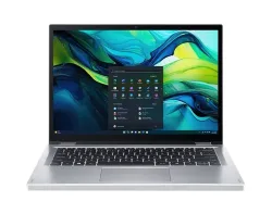 ACER Aspire Go Spin 14 AGSP14-31PT-C6KF, Convertible 2 in 1 Laptop, mit Display Touchscreen, Intel® N-Series N150 Prozessor, 4 GB RAM, 128 UFS, Graphics, Pure Silver , Windows 11 Home