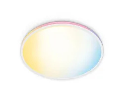 Deckenlampe WiZ Weiss Kunststoff 4 cm 40 cm - LED - Lichtfarbe: Extra warmweiss - Helles Neutralweiss - Material: Plastik - Deckenlampe- LED