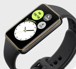 HONOR Band 10, Globale Version Smart Band, Gebogenes Kantendesign, Morgen-Gesundheitsfunktion, 1,57 Zoll AMOLED-Bildschirm, 5ATM Wasserdichtigkeit, BT5.3