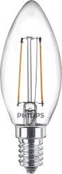 Philips LED, Philips LED 78205400 LED EEK E (A - G) E14 Kerzenform 2 W = 25 W Warmweiß (Ø x L) 3.5 cm x 9.7 cm 2 St.