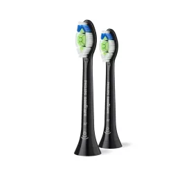 Philips Optimal weiss W2 2St HX6062/88 schwarz Ersatz-Zahnbürsten – Ersatzbürste/Zahnpflege Zubehör