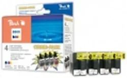 Peach B900 VAL 4 Druckerpatronen bk ersetzt Brother LC-900VAL für z.B. Brother DCP -105 C, Brother DCP -110 C, Brother DCP -110, Brother DCP -115 C