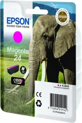Epson E24m Druckerpatronen ma - Epson No. 24 m, C13T24234010 für z.B. Epson Expression Photo XP -55, Epson Expression Photo XP -750