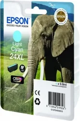 Epson E24XLlc Druckerpatronen XL cyli - Epson No. 24XL lc, C13T24354010 für z.B. Epson Expression Photo XP -55, Epson Expression Photo XP -750