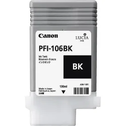 Canon -  Tintenpatrone schwarz PFI106BK iPF 6300/6350 130ml, One Size