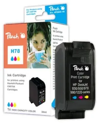 Peach HP 78 A Druckkopf XL col ersetzt HP No. 78A, C6578AE für z.B. HP DeskJet 970 CXI, HP PSC 950, HP Color Copier 290, HP Color Copier 310, HP PSC 700