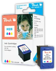 Peach HP 28 Druckkopf col ersetzt HP No. 28, C8728AE für z.B. HP DeskJet 3300, HP DeskJet 3320, HP DeskJet 3320 V, HP DeskJet 3322, HP DeskJet 3325
