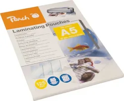 Peach 25 x A5 Laminierfolien, 125 mic, glänzend