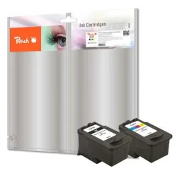 Peach C510 BK 2 Druckköpfe (bk, col) ersetzt Canon PG-510BK, CL-511C, 2970B001, 2972B001 für z.B. Canon Pixma MP 230, Canon Pixma MP 280