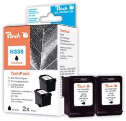 Peach HP 338 2 Druckköpfe 2*bk ersetzt HP No. 338*2, CB331E für z.B. HP DeskJet 460, HP DeskJet 460 C, HP DeskJet 460 CB, HP DeskJet 460 WBT