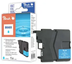 Peach B985 c Druckerpatrone cy ersetzt Brother LC-985c für z.B. Brother DCPJ 125, Brother DCPJ 140 W, Brother DCPJ 315 W, Brother DCPJ 515 W