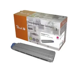 Peach O4464-3002M Toner ma ersetzt OKI No. 4464-3002M, 44643002 für z.B. OKI C 800, OKI C 801 DN, OKI C 801 N, OKI C 821 DN, OKI C 821 N