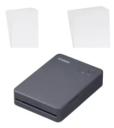 Canon SELPHY QX20 dark grey Fotoprinter – Sofortbildkamera/Polaroid Kamera