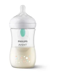 Philips Avent Natural Response Babyflasche mit Airfree Ventil, 260ml, 1M+ Bär (1 Stk)
