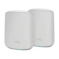 NETGEAR Orbi RBK352 WiFi 6 Dual Band Mesh System 2-Set RBK352-100EUS Dual Band WiFi-System – LAN & WLAN Router – weiss
