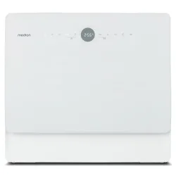 MEDION LIFE Tischgeschirrspüler DWT50 (MD 37775), 7 Reinigungsprogramme, Wasseranschluss, für 5 Gedecke, EasyFit Design, Touch-Bedienfeld, LED-Display