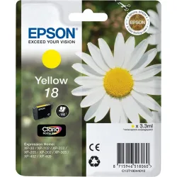 Epson E18y Druckerpatronen ye - Epson No. 18 y, C13T18044010 für z.B. Epson Expression Home XP -100, Epson Expression Home XP -102