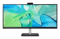 Acer CB3, CB343CURD, Monitor, Curved Display, 86.4 cm (34 Zoll) UW-QHD, IPS, Adaptive Sync, Schwarz