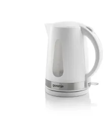 Gorenje K17WE Wasserkocher – schwarz / silber