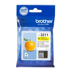BROTHER Tintenpatrone yellow LC-3211Y DCP-J774DW 200 Seiten