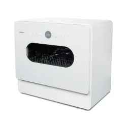 MEDION LIFE Tischgeschirrspüler DWT51 (MD 37766), 7 Reinigungsprogramme, Eimer-Funktion und Wasseranschluss, für 5 Gedecke, EasyFit Design, Touch-Bedienfeld, LED-Display