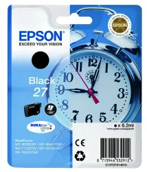 Epson E27 Druckerpatronen bk - Epson T2701, No. 27 bk, C13T27014010 für z.B. Epson WorkForce WF -3600, Epson WorkForce WF -3620 DWF