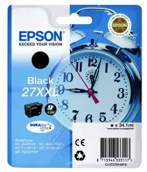 Epson E27 Druckerpatronen XL bk - Epson T2791, No. 27XXL bk, C13T27914010 für z.B. Epson WorkForce WF -3600, Epson WorkForce WF -3620 DWF