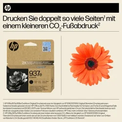 HP H937XLbk Druckerpatronen XL bk - HP No. 937XL bk, 4S6W9NE für z.B. HP OfficeJet Pro 9100, HP OfficeJet Pro 9110 b, HP OfficeJet Pro 9117 b