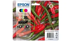 Epson E503XL Druckerpatronen XL (bk, c, m, y) - Epson No. 503XL, T09R640 für z.B. Epson Expression Home XP -5200, Epson Expression Home XP -5205