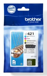 Brother - LC-421VAL Valuepack  CMYBK, Multipack, Tintenpatronen