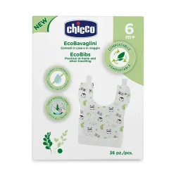 Chicco - Umweltfreundliche Einweg Lätzchen, One Size