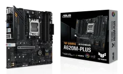 Asus TUF GAMING A620M-PLUS Mainboard Sockel (PC) AMD® AM5 Formfaktor (Details) Micro-ATX Mainboard-Chipsatz AMD® A620