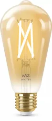 WiZ 8719514554672 LED EEK F (A - G) E27 Tropfenform 5 W = 40 W RGBW dimmbar, app-gesteuert 1 St.