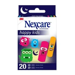 3M NEXCARE Kinderpflast Happy Kids Monsters 20 Stk