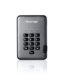 iStorage diskAshur PRO 2® Externe Festplatte 6.35 cm (2.5 Zoll) 5 TB Graphit USB 3.1