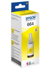 Epson E664Y Druckerpatronen y - Epson No. 664Y, C13T664440 für z.B. Epson L 355, Epson EcoTank ET -14000, Epson EcoTank ET -2500, Epson L 100