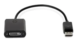 HP F7W96AA DisplayPort / DVI Adapter [1x DisplayPort Stecker - 1x DVI-Buchse 24+1pol.] Schwarz